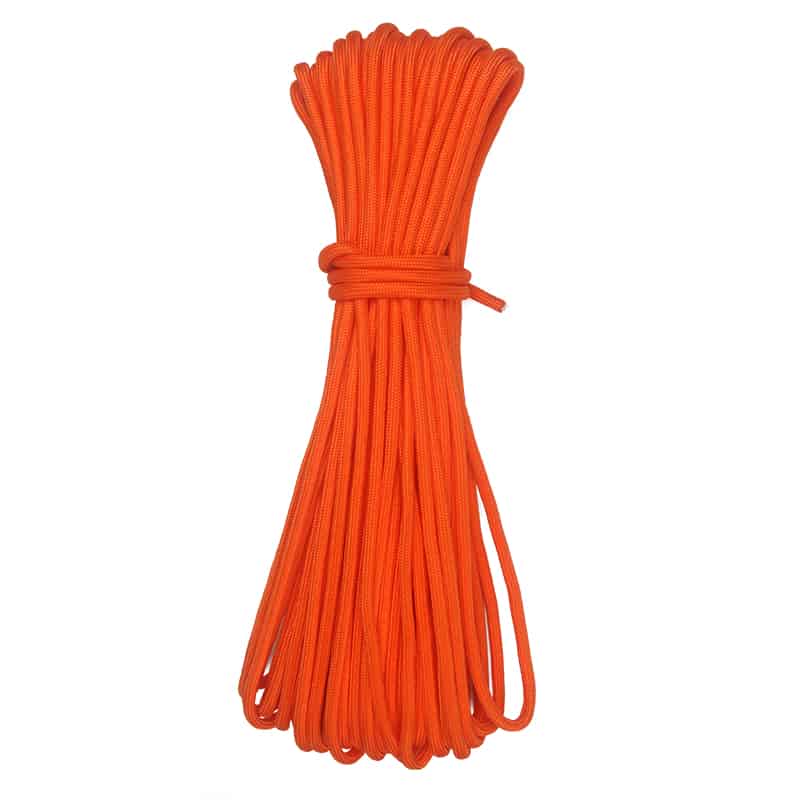 30 metrov dlhé oranžové lano 560kg