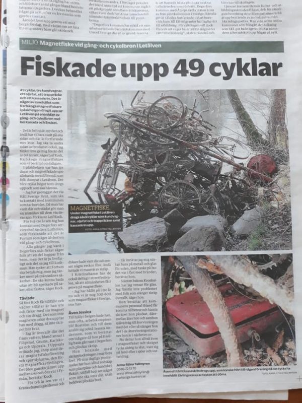 Az őrült kerékpárfogásról a norvég lapok is írtak