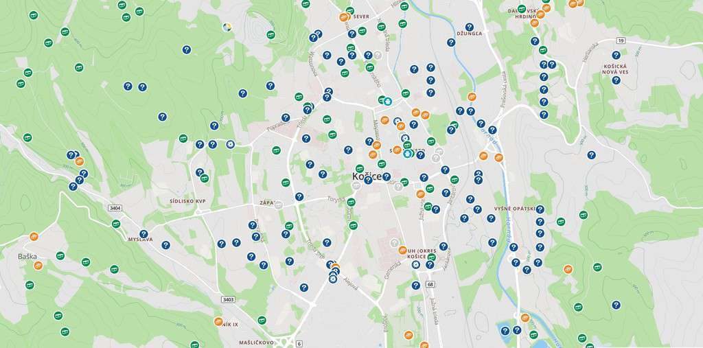 Geocaching-rejtekhelyek Kassa környékén